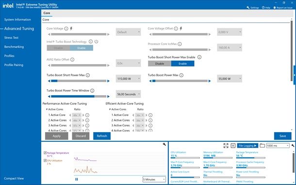 intel extreme tuning