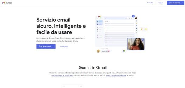 Creazione account Google