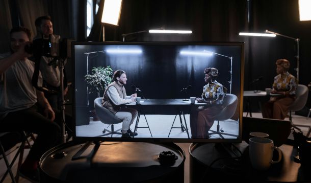 studio di registrazione televisiva