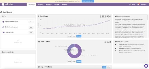 interfaccia Sellbrite