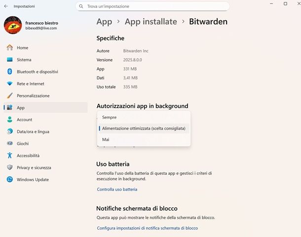 app background windows