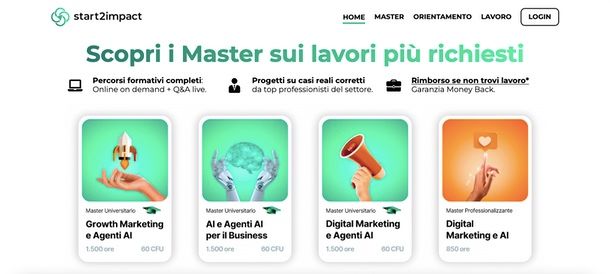 Start2impact corsi AI