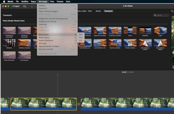 interfaccia iMovie desktop