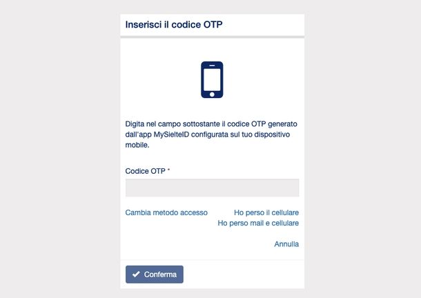 Login SielteID Web