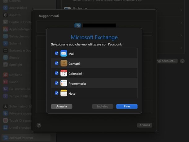 Cambiare account Microsoft macOS
