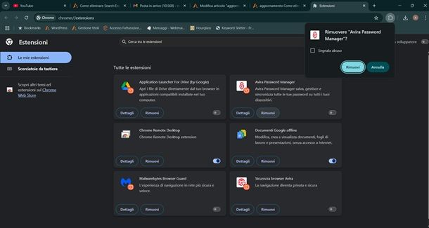 estensioni chrome