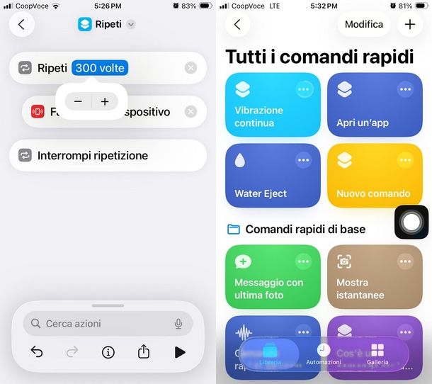 Vibrazione continua iPhone