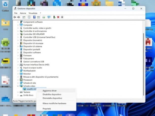 Gestione dispositivi installare driver
