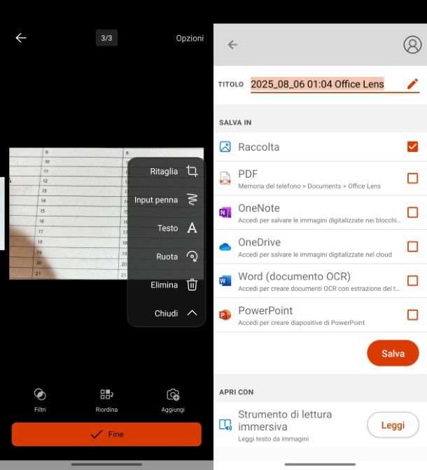 Microsoft Lens per Android