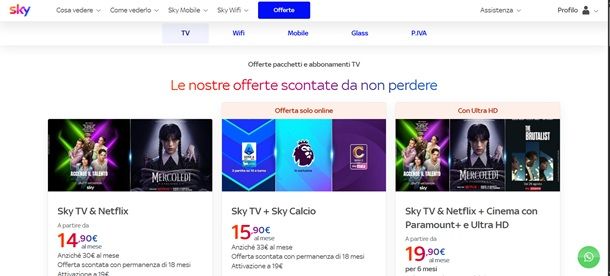 offerte sky