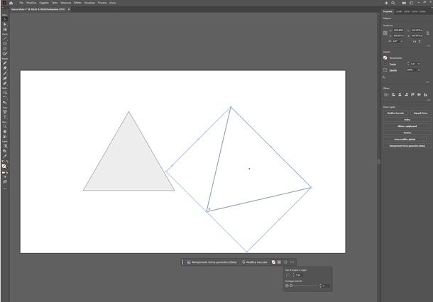 illustrator triangolo