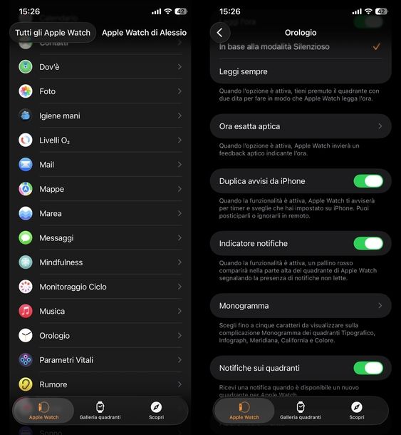 Duplica avvisi da iPhone