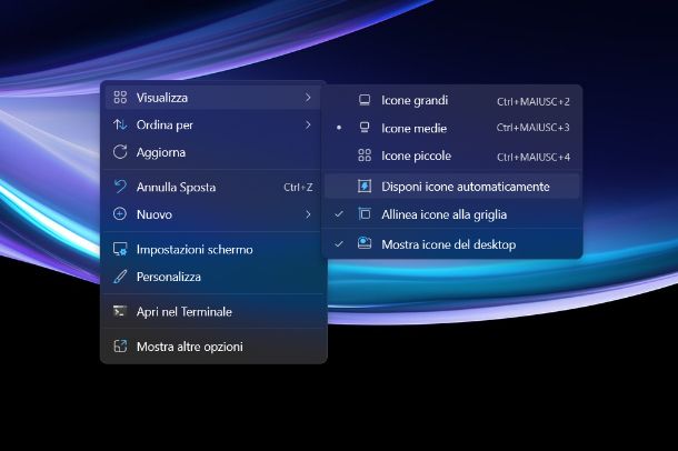 Come spostare le icone del desktop liberamente