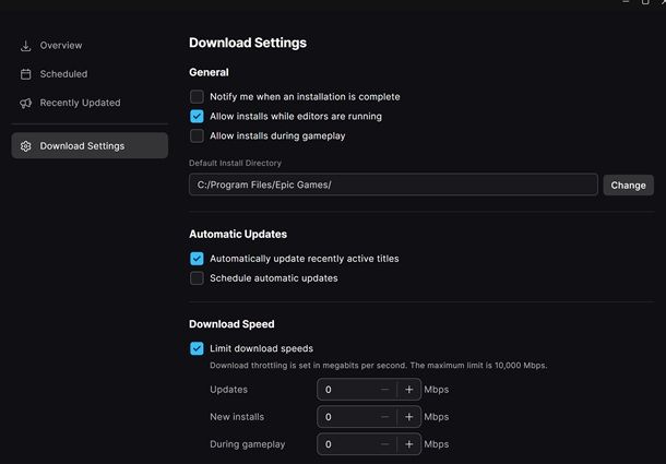 epic download