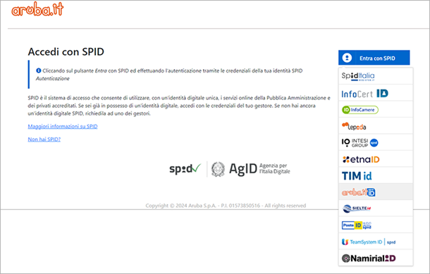 Come accedere con SPID