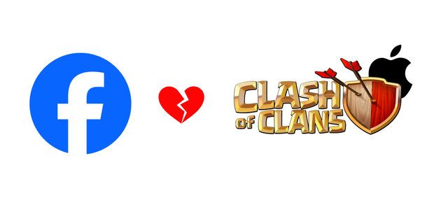 Facebook x Clash of Clans su iOS