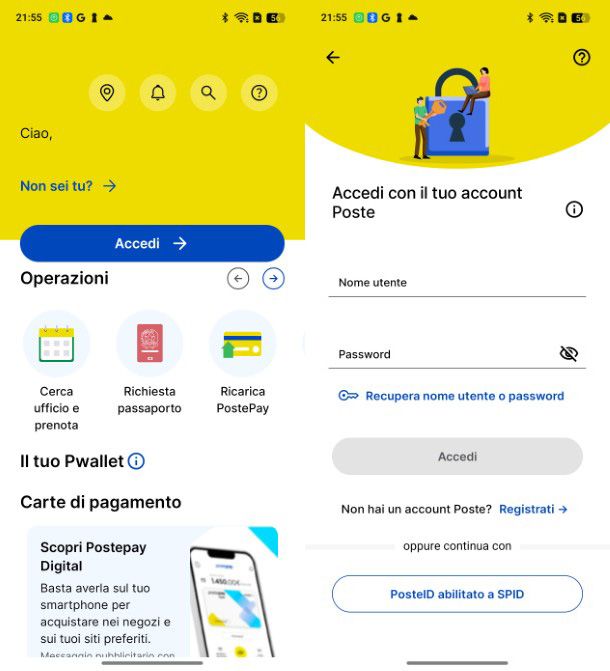 App Poste Italiane