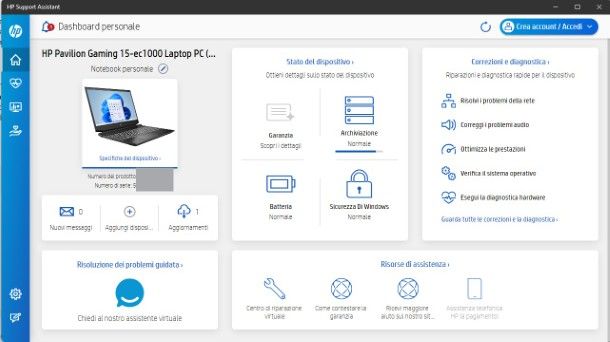 HP Support Assistant
