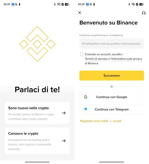 Binance app