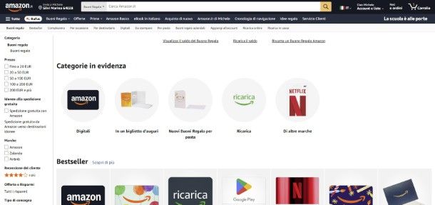 Buoni Amazon