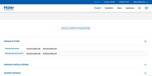 Come pulire filtri condizionatore Haier