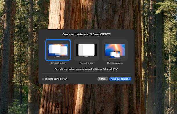 Vedere Facebook su Smart TV macOS