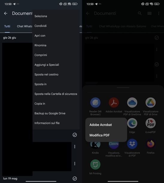 Impostare Adobe come predefinito Android