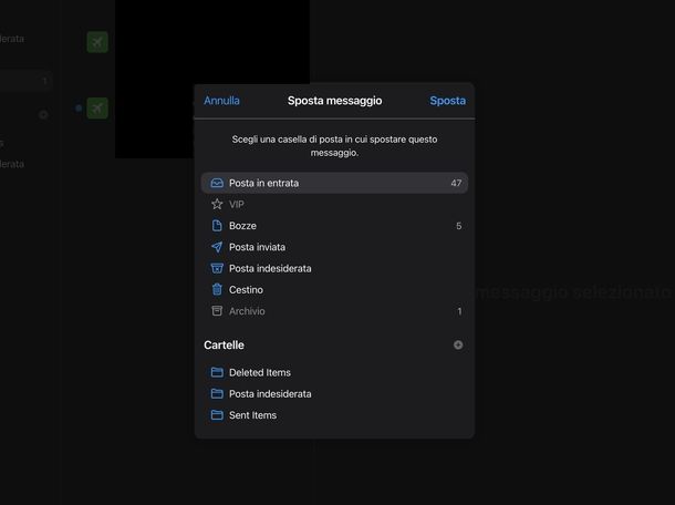 Recuperare mail archiviate iCloud Mail