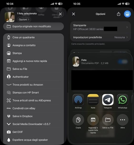 Trasformare foto in PDF gratis iPhone