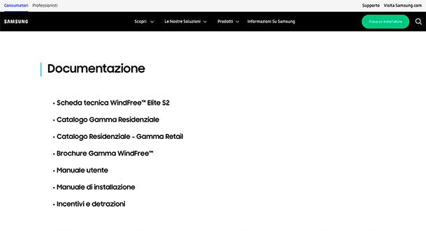Come pulire filtri condizionatore Samsung