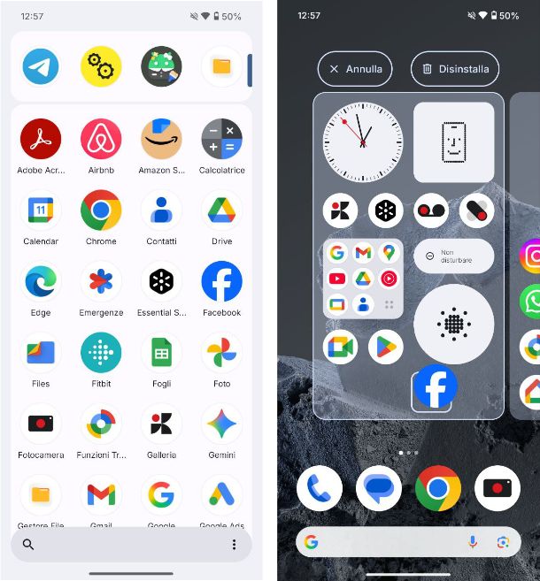Come spostare le icone sul desktop Android