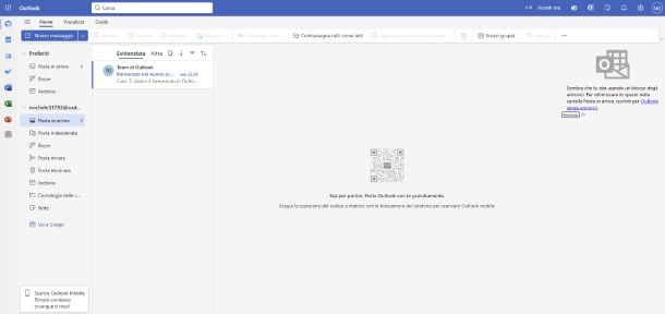 Creazione email Outlook