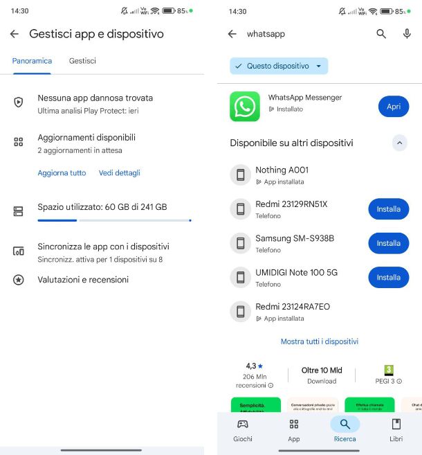 Come aggiornare WhatsApp su Huawei con Play Store