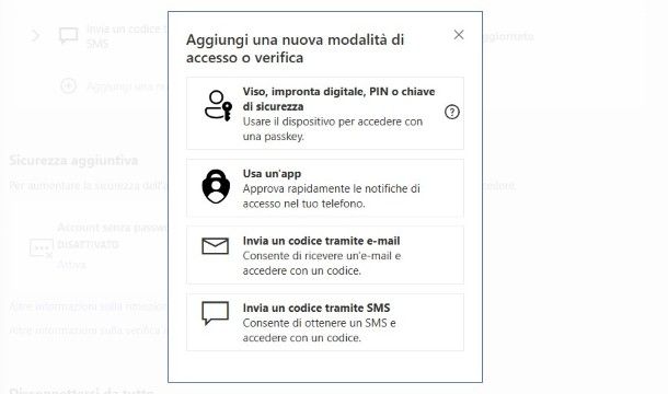 Verifica identità Microsoft