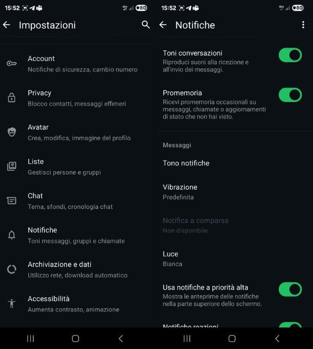 suoneria whatsapp