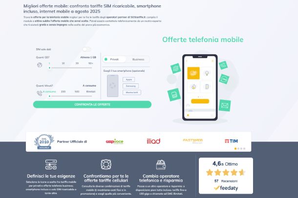 Confronto tariffe Internet mobile