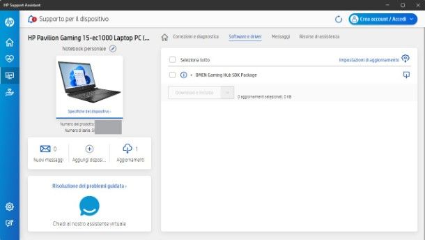 HP Support Assistant