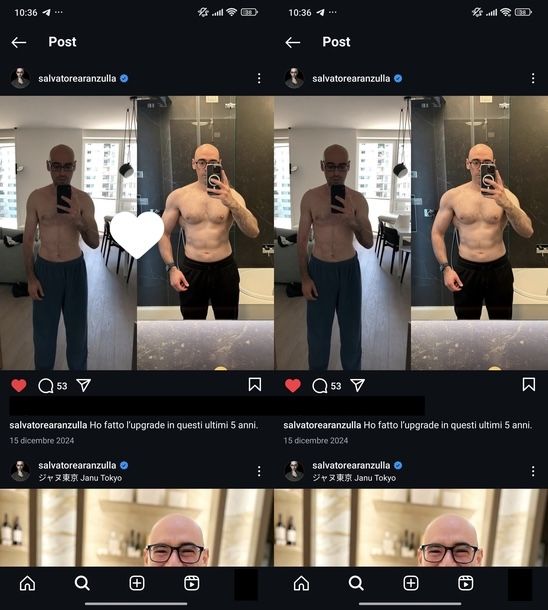 Rimettere link rimosso per errore Instagram Android