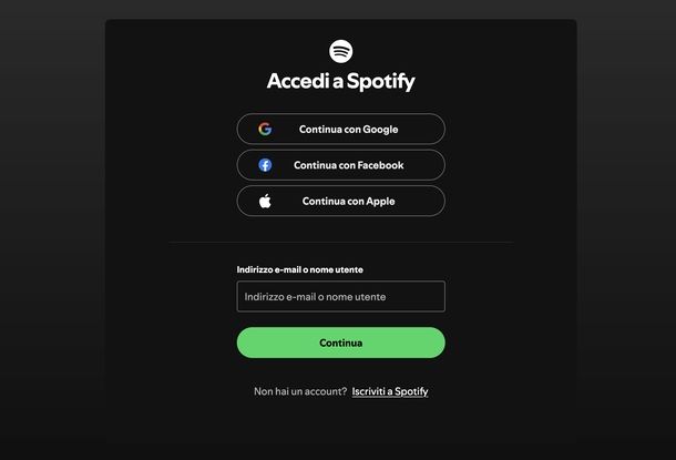 Recuperare password Spotify senza email Web