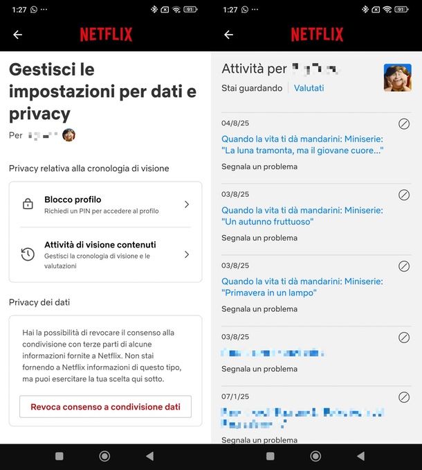 Come vedere i film che hai già visto su Netflix app
