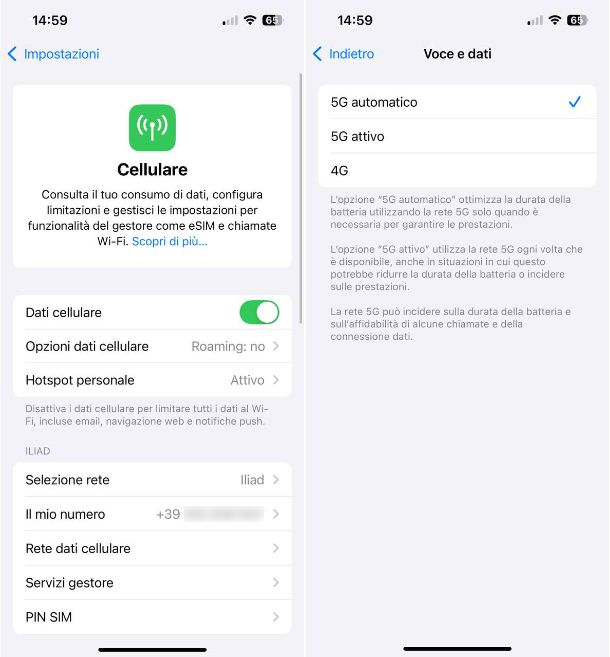 Come attivare il 4G su iPhone