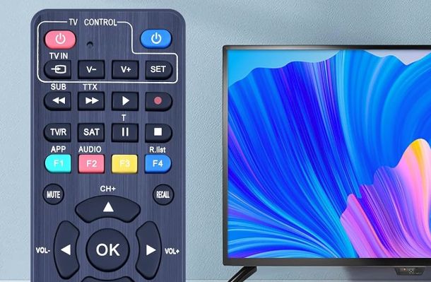 telecomando decoder con funzioni TV integrate