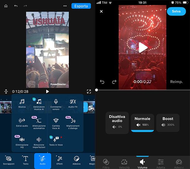 Altre app per migliorare l'audio di un video