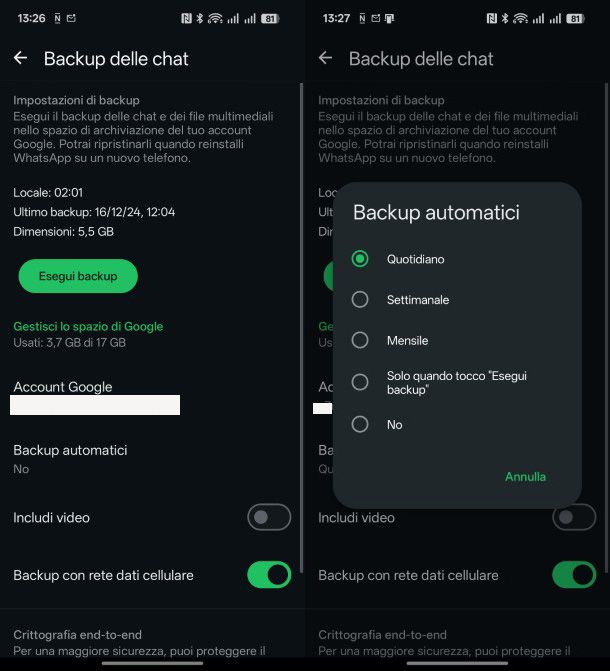 Backup WhatsApp