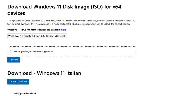 Windows ISO download