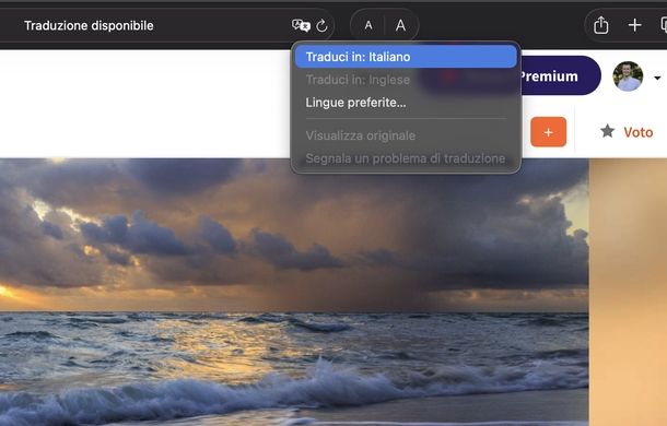 Tradurre storie su wattpad Safari Mac