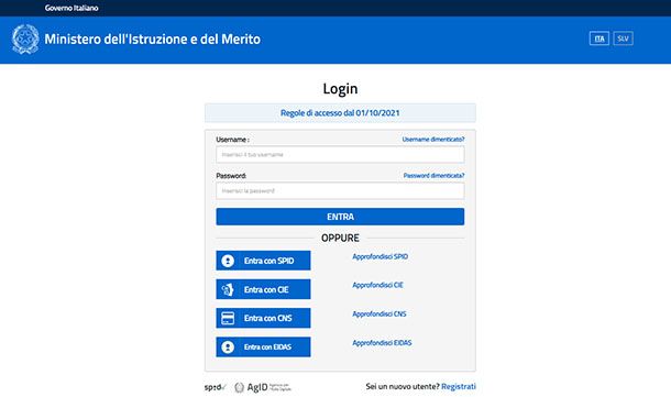 Accesso Istanze Online