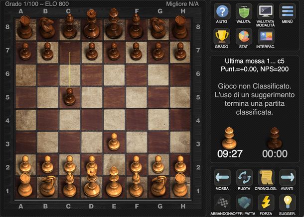 Gioco scacchi gratis