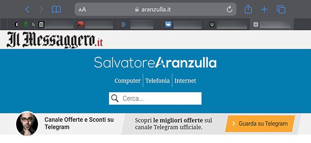Safari su iPhone