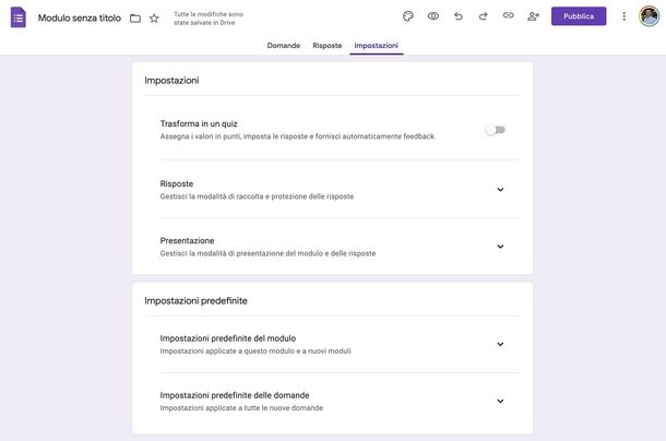 Moduli Google online